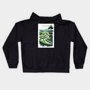 Vietnam Rice Fields Kids Hoodie